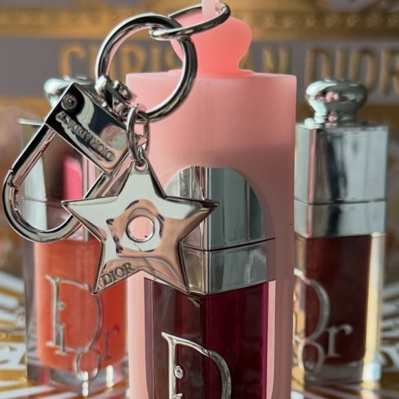 DIOR Addict Pink lip gloss Holder/Keychain - NIB - Picture 2 of 6